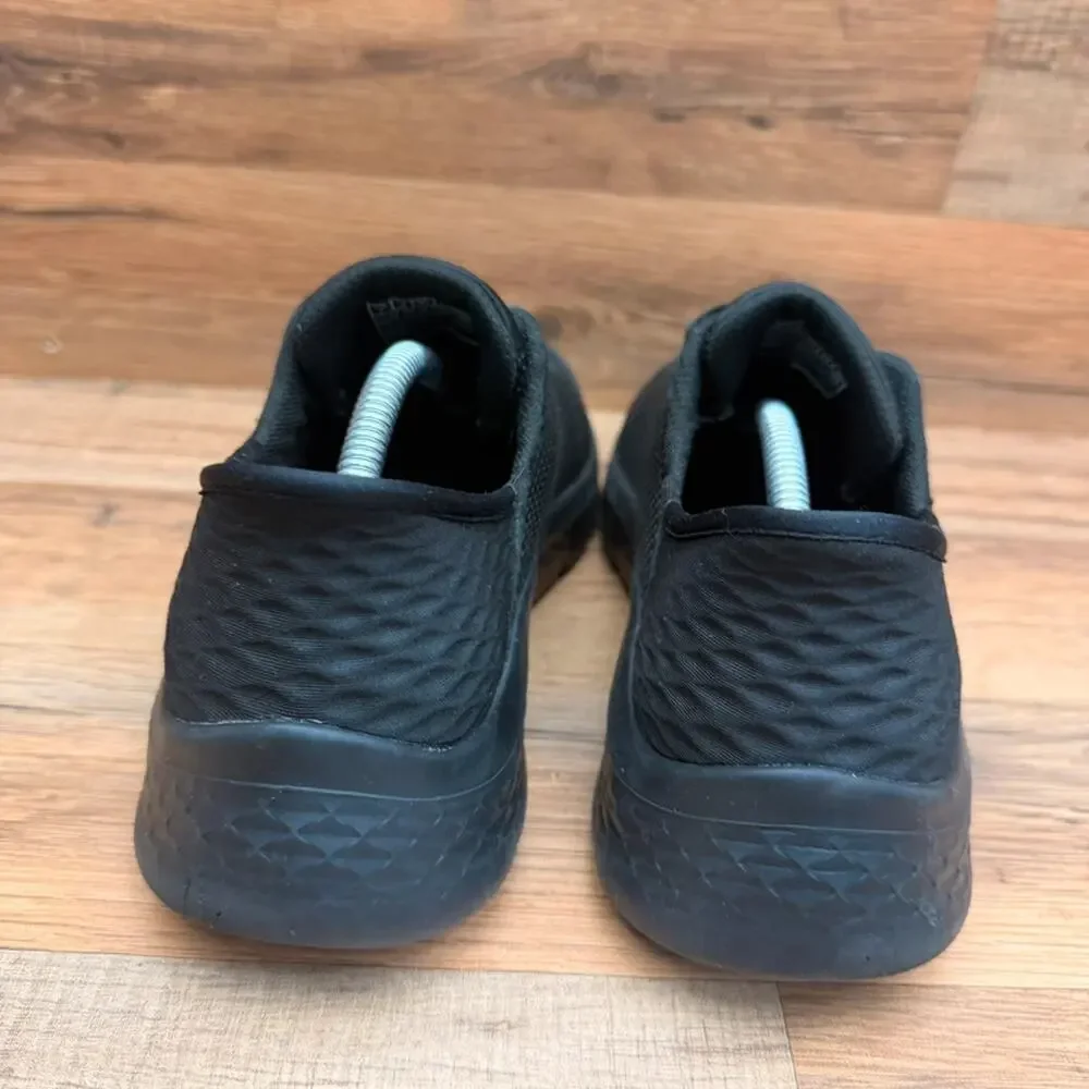 Skechers Go Walk Flex Slip Ins Womens Size 7 Black Sneakers 124836W Wide